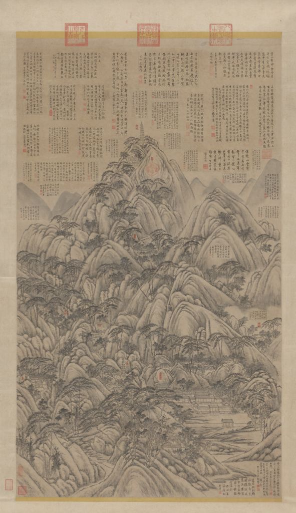 图片[1]-Hongli Mountain Scroll-China Archive